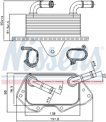 Oil Cooler, engine oil