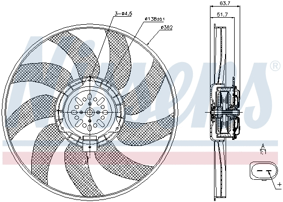Fan, engine cooling