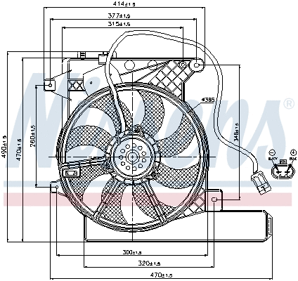 Fan, engine cooling
