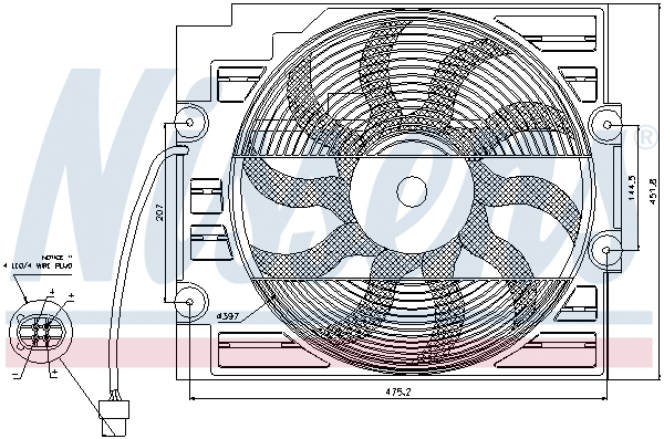 Fan, engine cooling