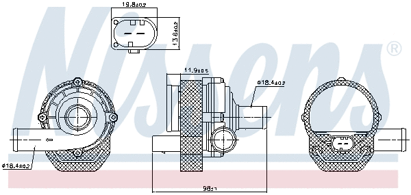 Water Pump, engine cooling