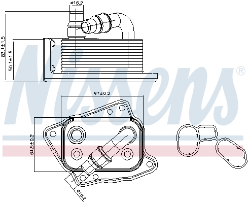Oil Cooler, engine oil