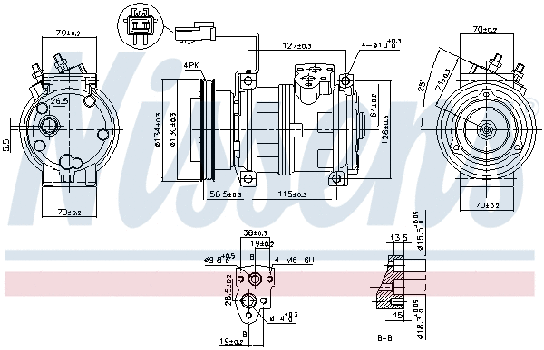 Compressor, air conditioning