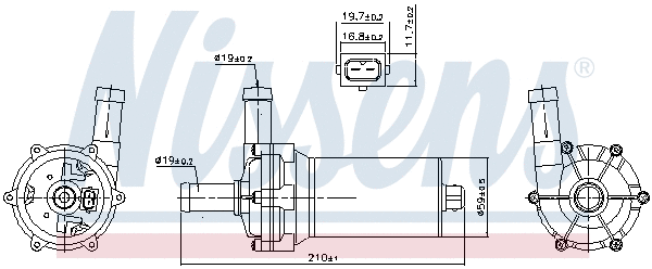 Auxiliary Water Pump (cooling water circuit)