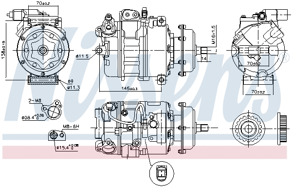 Compressor, air conditioning