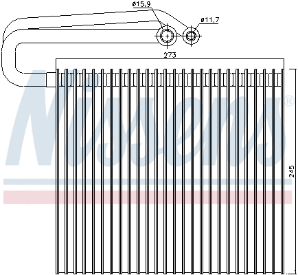Evaporator, air conditioning