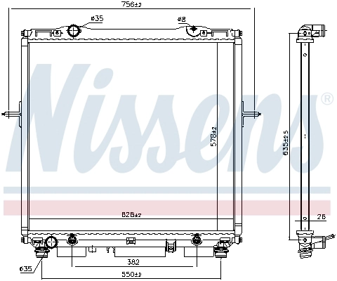 Radiator, engine cooling