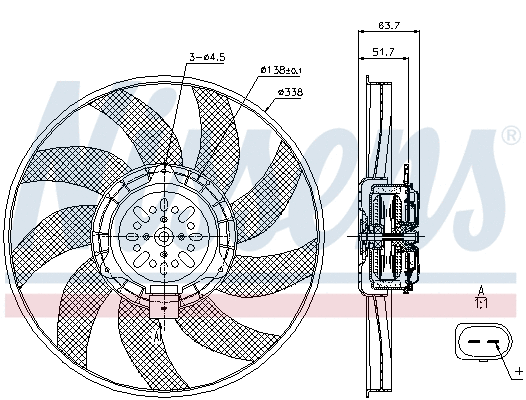 Fan, engine cooling