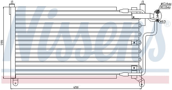 Condenser, air conditioning