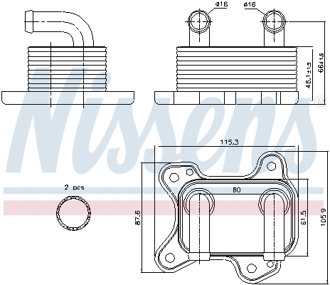 Oil Cooler, engine oil