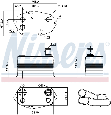 Oil Cooler, engine oil