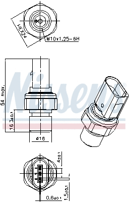Pressure Switch, air conditioning