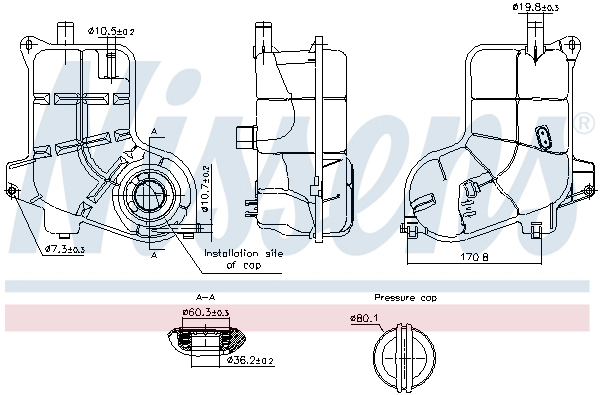 Expansion Tank, coolant (996368)