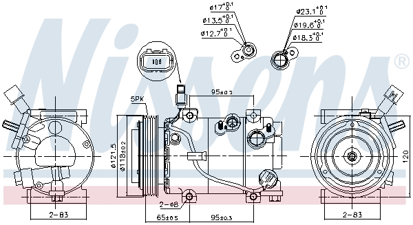 Compressor, air conditioning