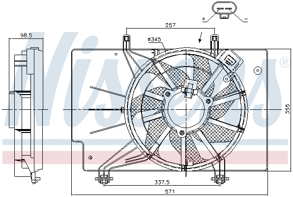 Fan, engine cooling