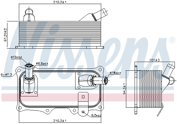 Oil Cooler, engine oil