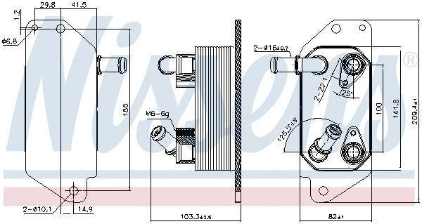 Oil Cooler, automatic transmission