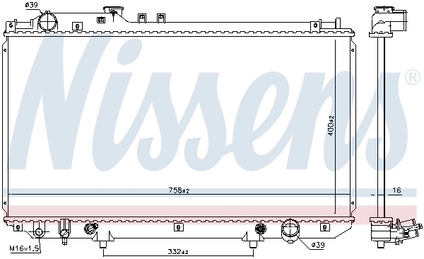 Radiator, engine cooling