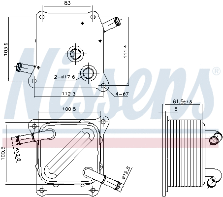 Oil Cooler, automatic transmission