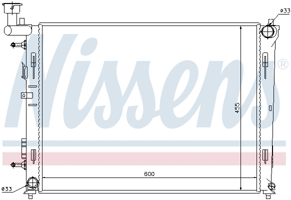 Radiator, engine cooling