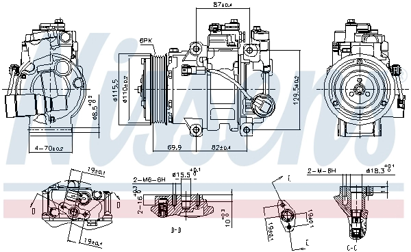 Compressor, air conditioning