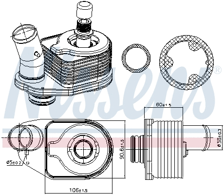Oil Cooler, engine oil