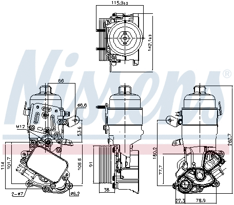 Oil Cooler, engine oil