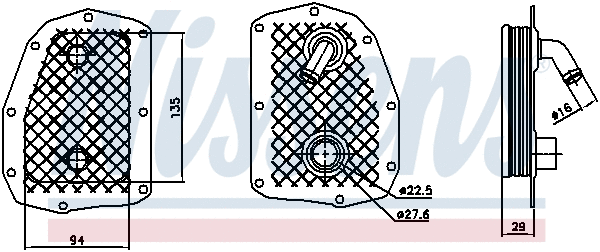 Oil Cooler, engine oil