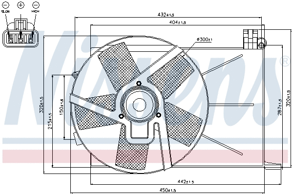 Fan, engine cooling