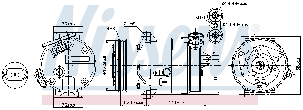 Compressor, air conditioning