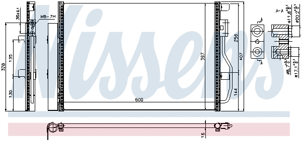 Condenser, air conditioning (940389)