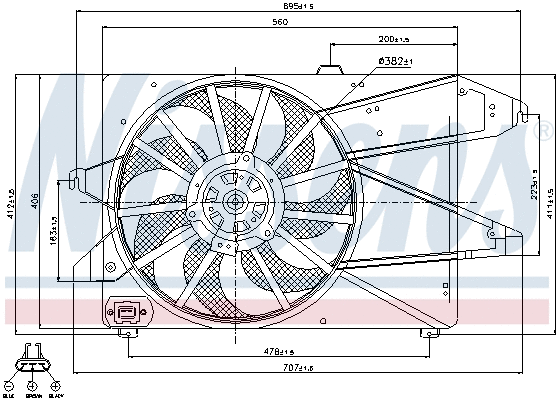 Fan, engine cooling