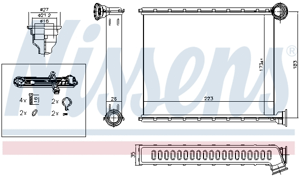 Heat Exchanger, interior heating