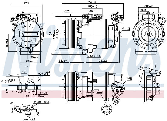 Compressor, air conditioning