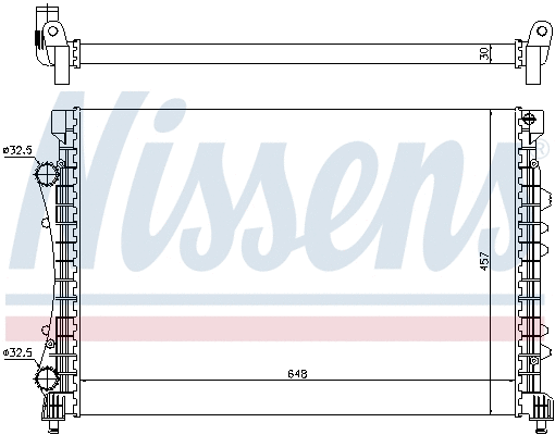 Radiator, engine cooling (692676)