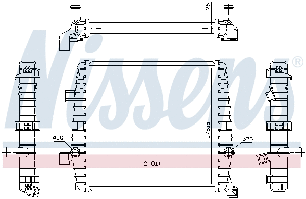 Low Temperature Cooler, charge air cooler