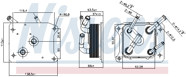 Oil Cooler, automatic transmission