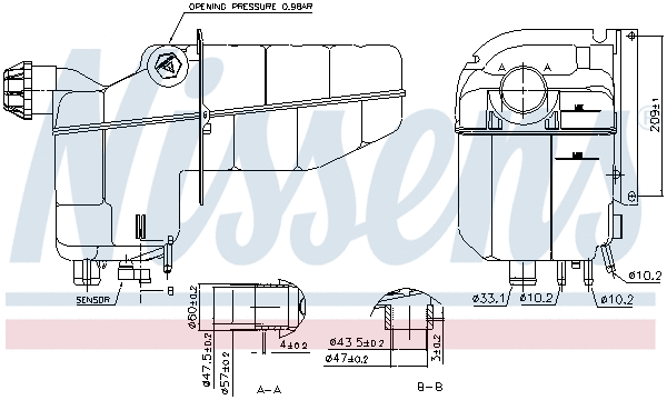Expansion Tank, coolant