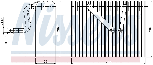 Evaporator, air conditioning