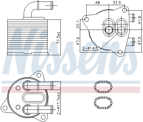 Oil Cooler, automatic transmission