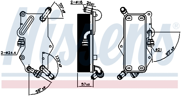 Oil Cooler, automatic transmission