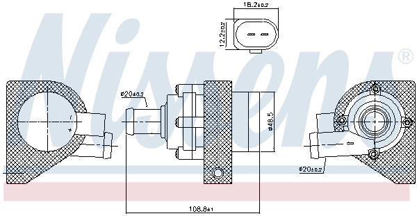 Auxiliary Water Pump (cooling water circuit) (832110)