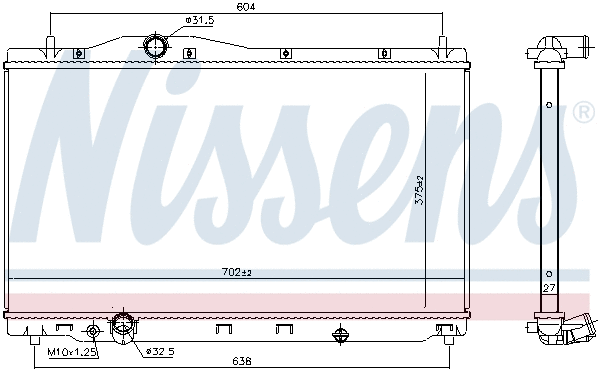 Radiator, engine cooling