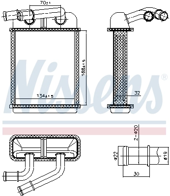 Heat Exchanger, interior heating (707313)
