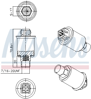 Pressure Switch, air conditioning