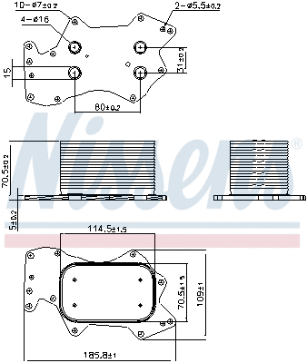 Oil Cooler, engine oil