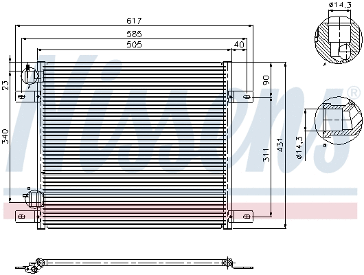 Condenser, air conditioning