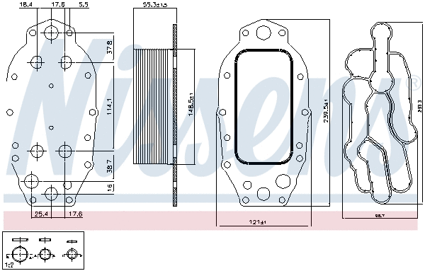 Oil Cooler, engine oil