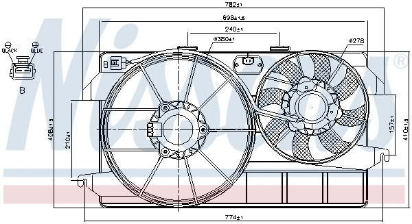 Fan, engine cooling