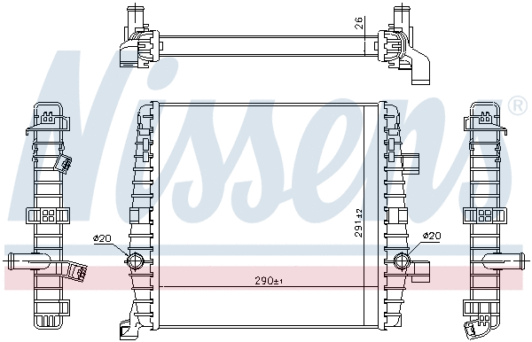 Low Temperature Cooler, charge air cooler